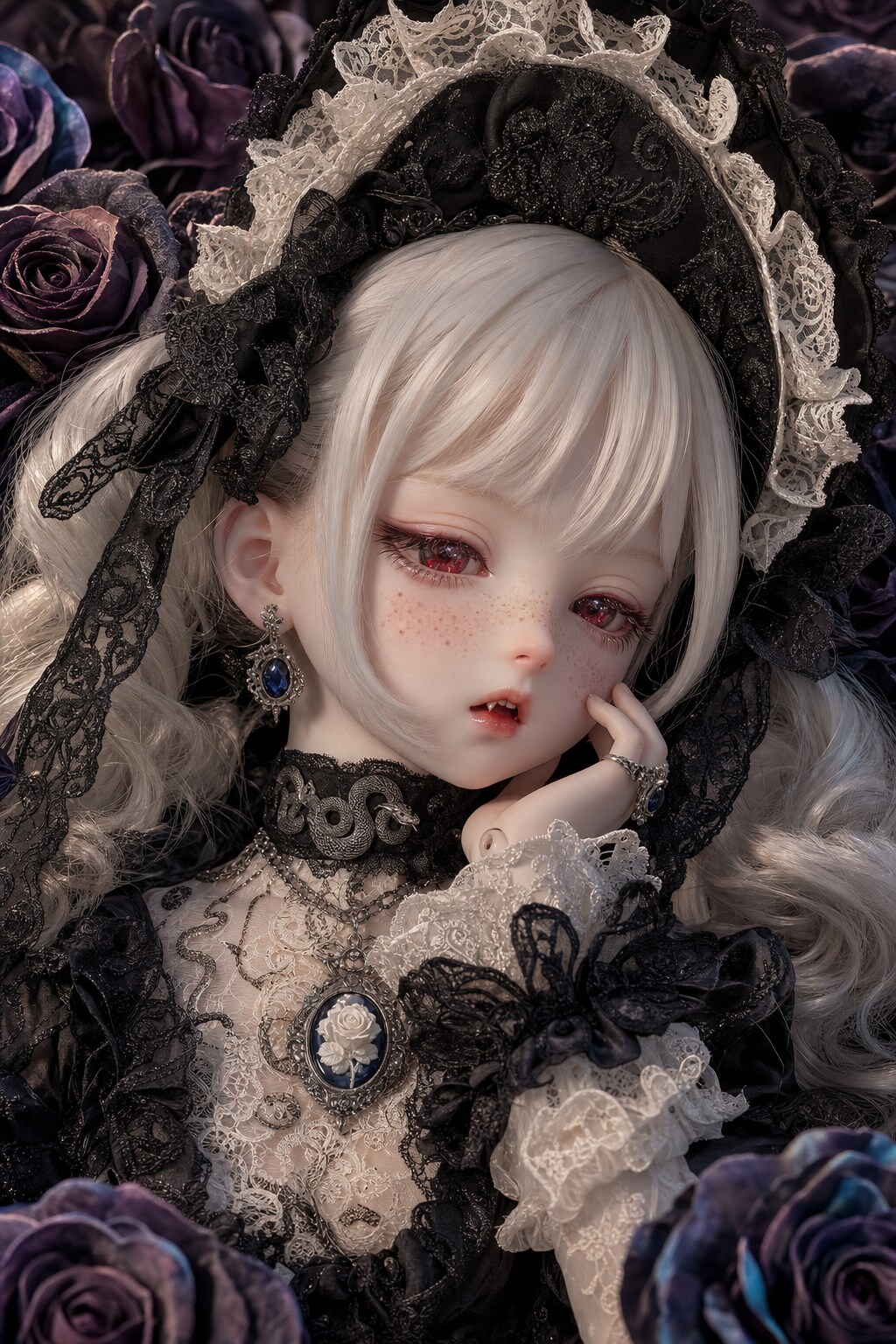 🌹ビスクドール【黒薔薇のヴァンパイア3】 | の人気AIイラスト・グラビア