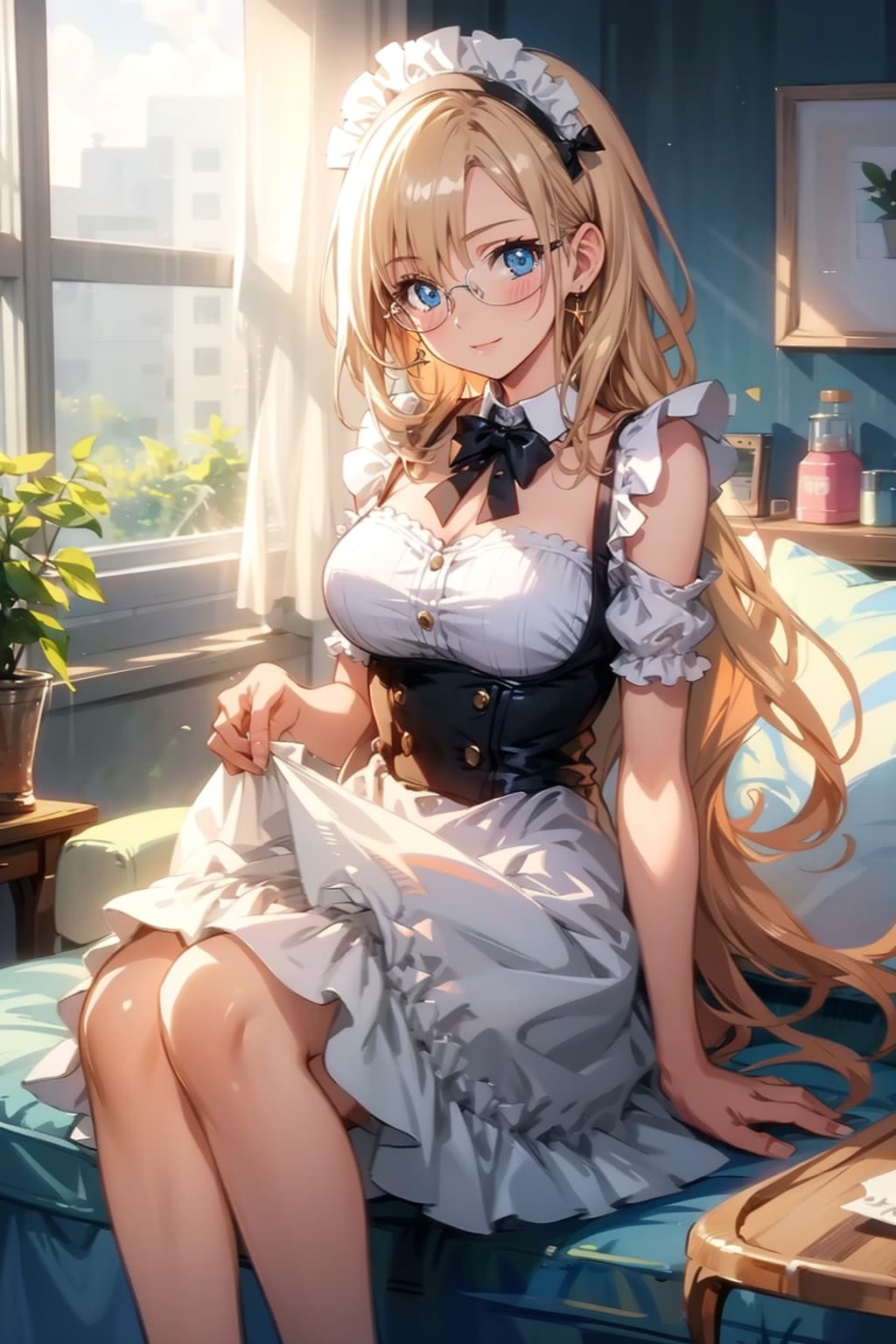 メガネ美少女メイド