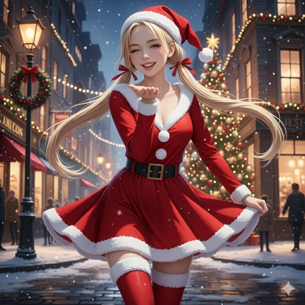 サンタの投げキッス　姫乃樹マチルダ