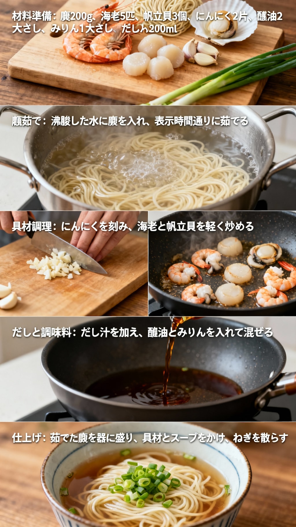 seafood noodleの作り方