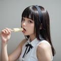 暑いから一緒にアイス食べよ 3枚目