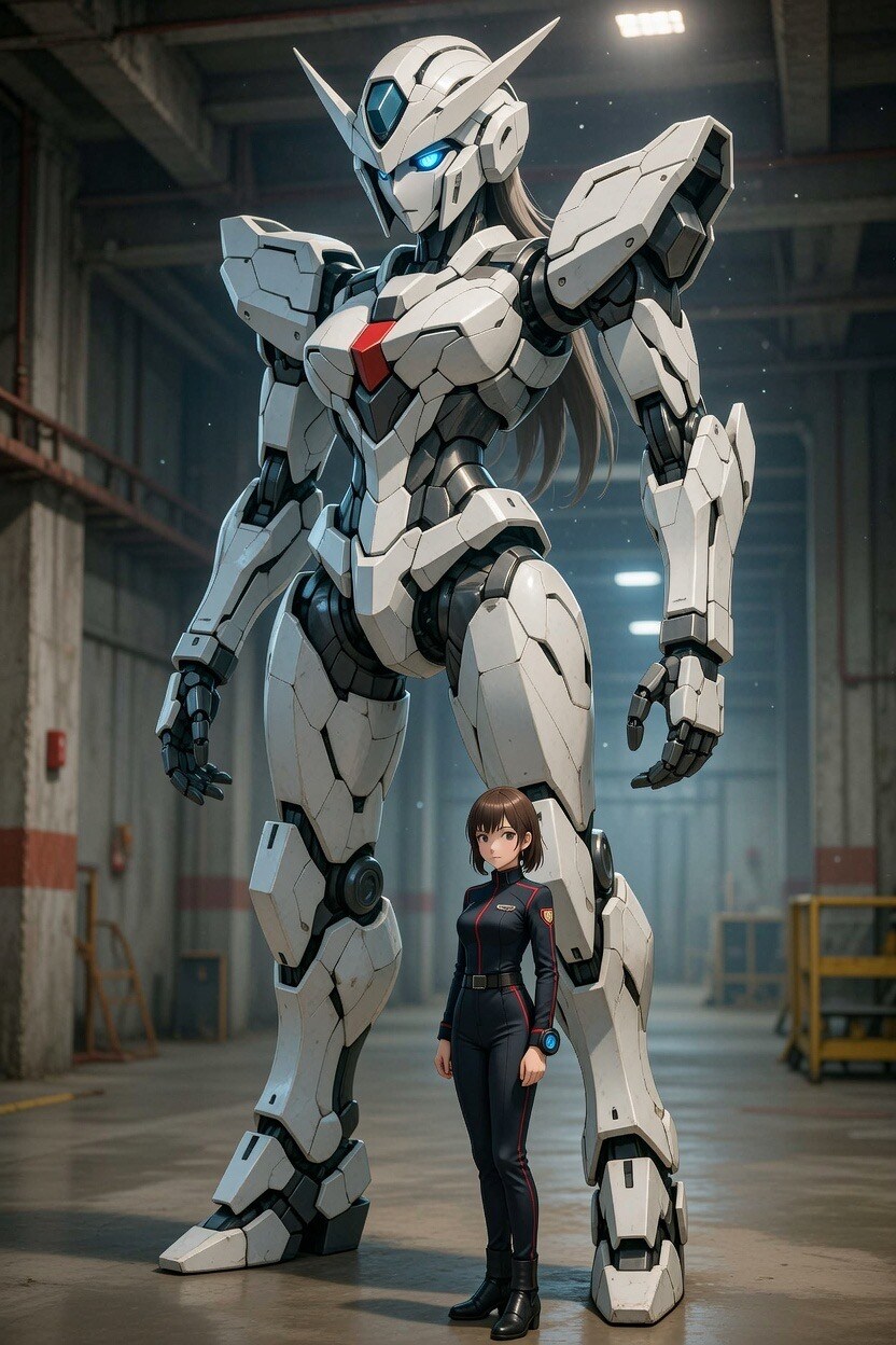 女性兵士型ロボット