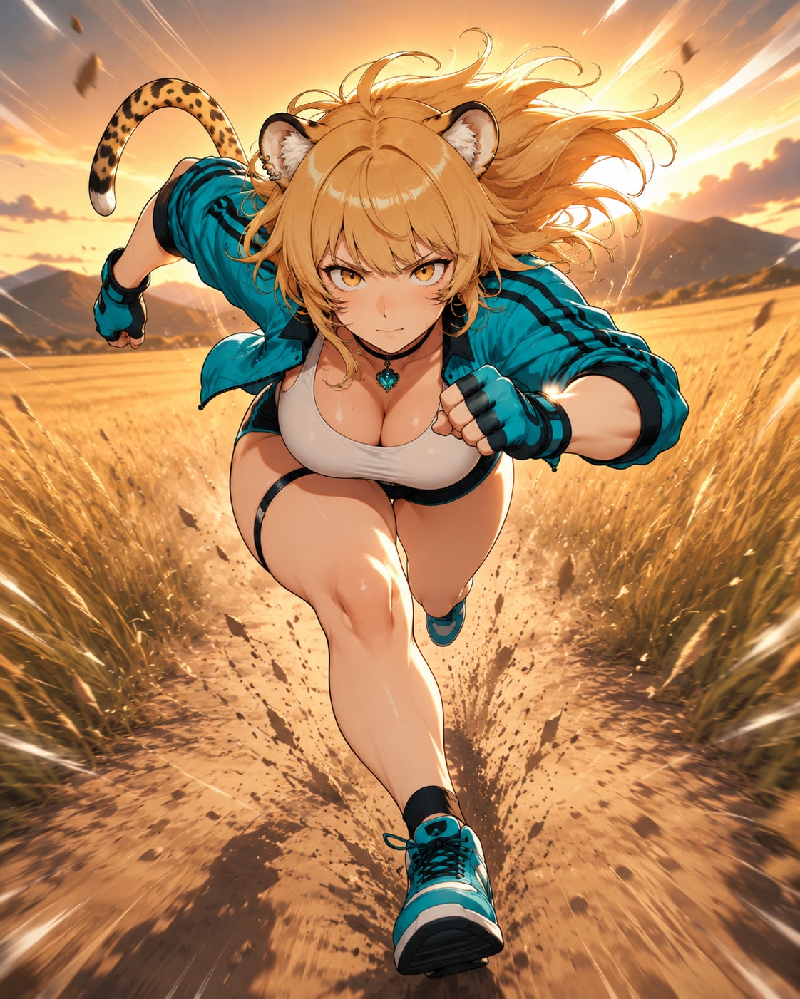 チーター娘の全力！