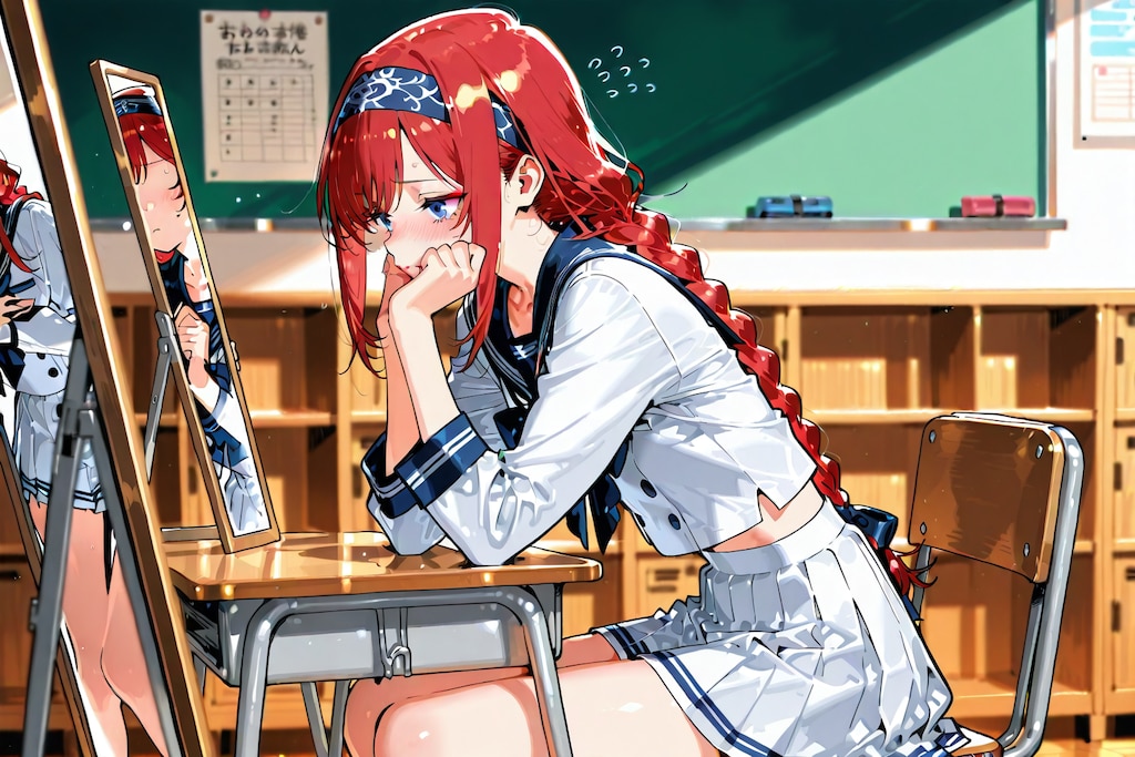 メイクをやめてほしい小織くん（お気に入りの呪文：cute transvestite boy）