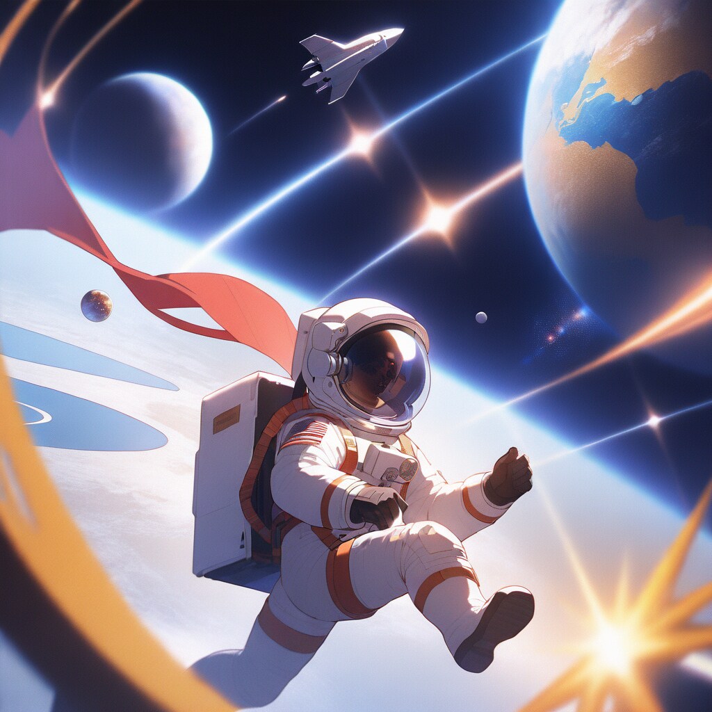 ＡＩがイメージする「宇宙旅行」