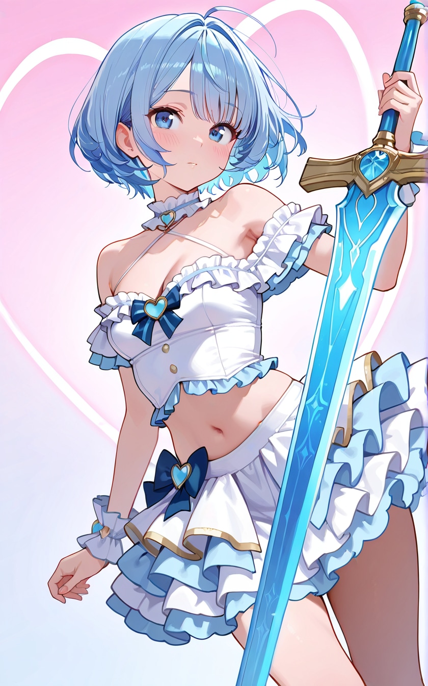アイドルと大剣