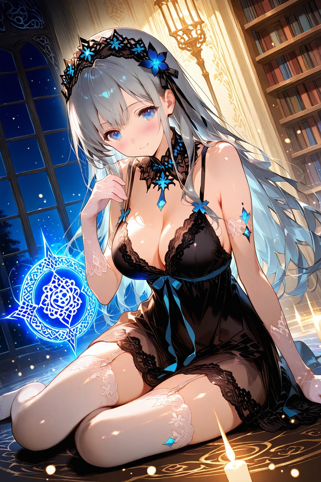 魔法使いメイドの寝室