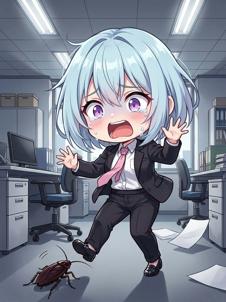 苦手克服するあおい