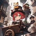 スチームパンクの赤髪ちゃん 2枚目