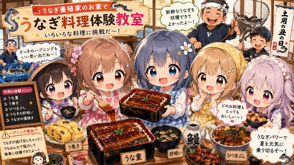 うなぎ料理体験教室３