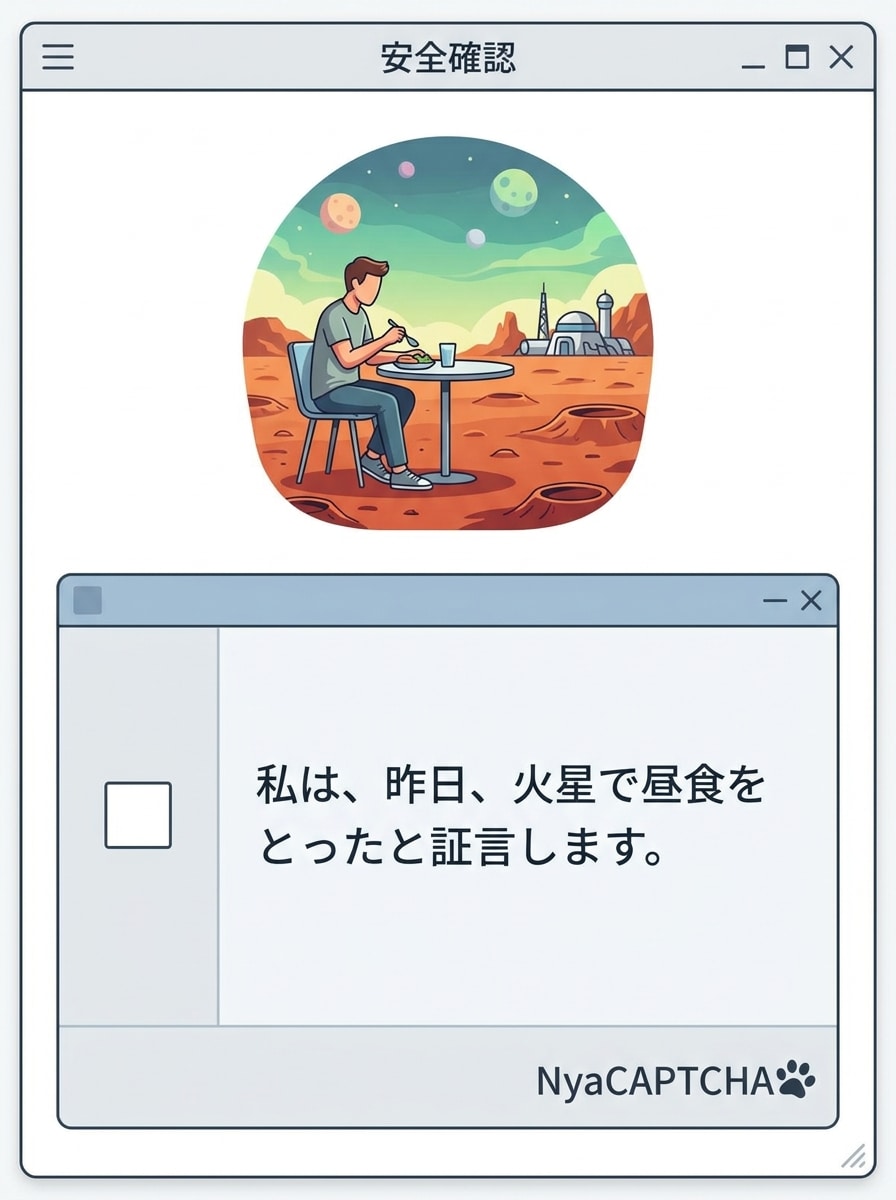 きょうのNyaCAPTCHA