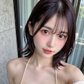 ゴールドビキニのグラビアアイドル 2枚目