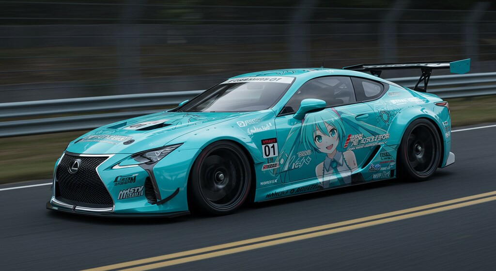 初音ミクLEXUSクーペ