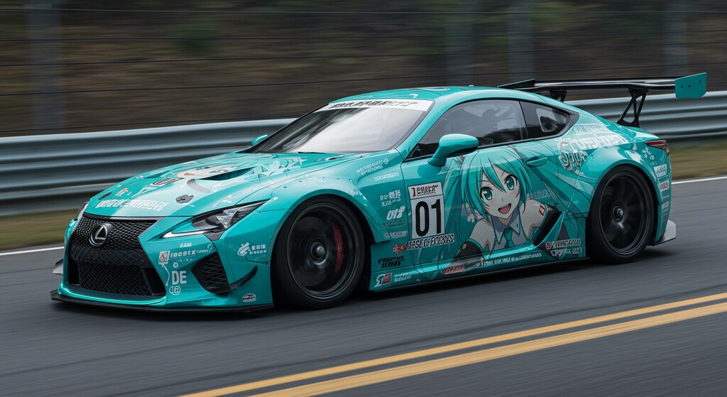初音ミクLEXUSクーペ