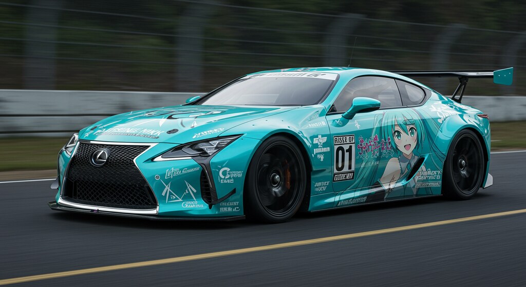 初音ミクLEXUSクーペ