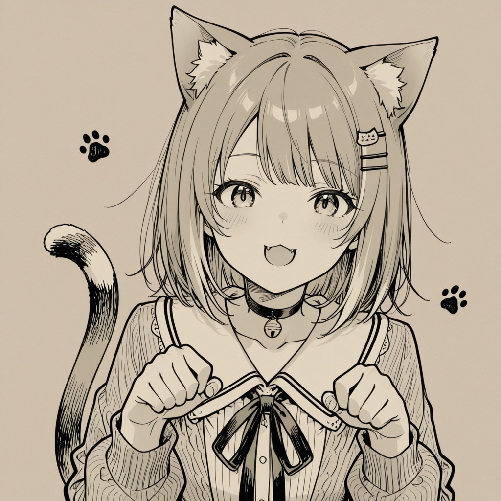 ちち生ねこ娘
