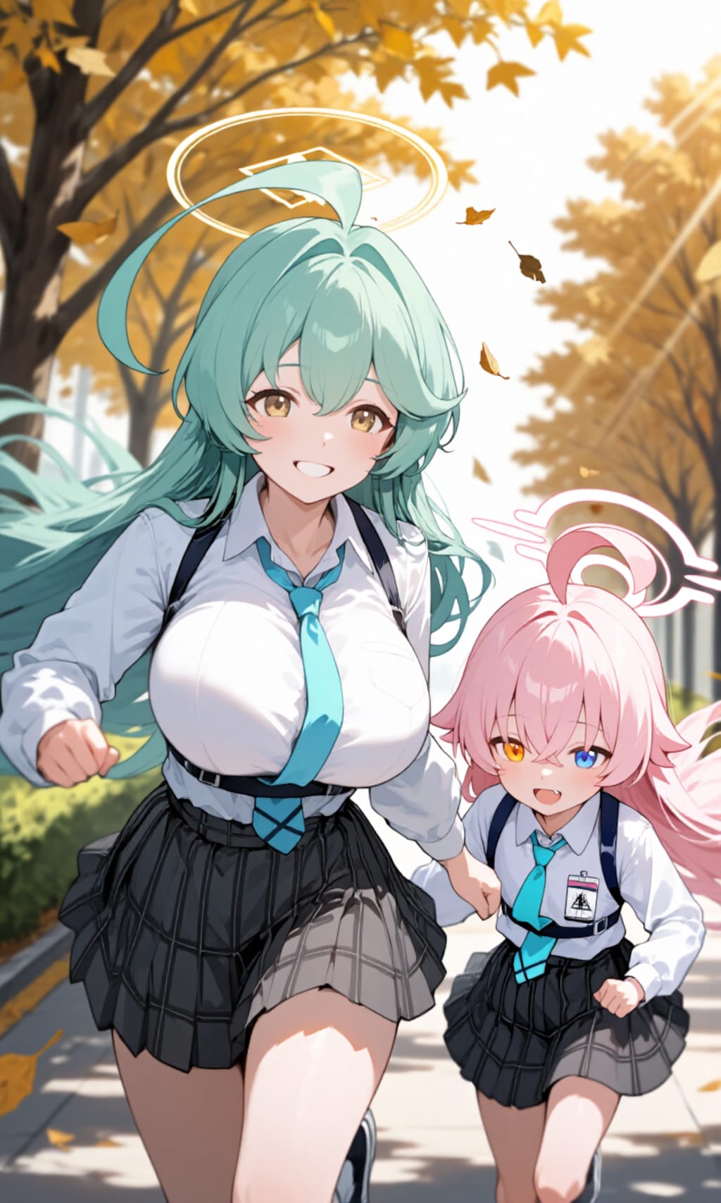 ホシノとユメ　イチョウ並木1