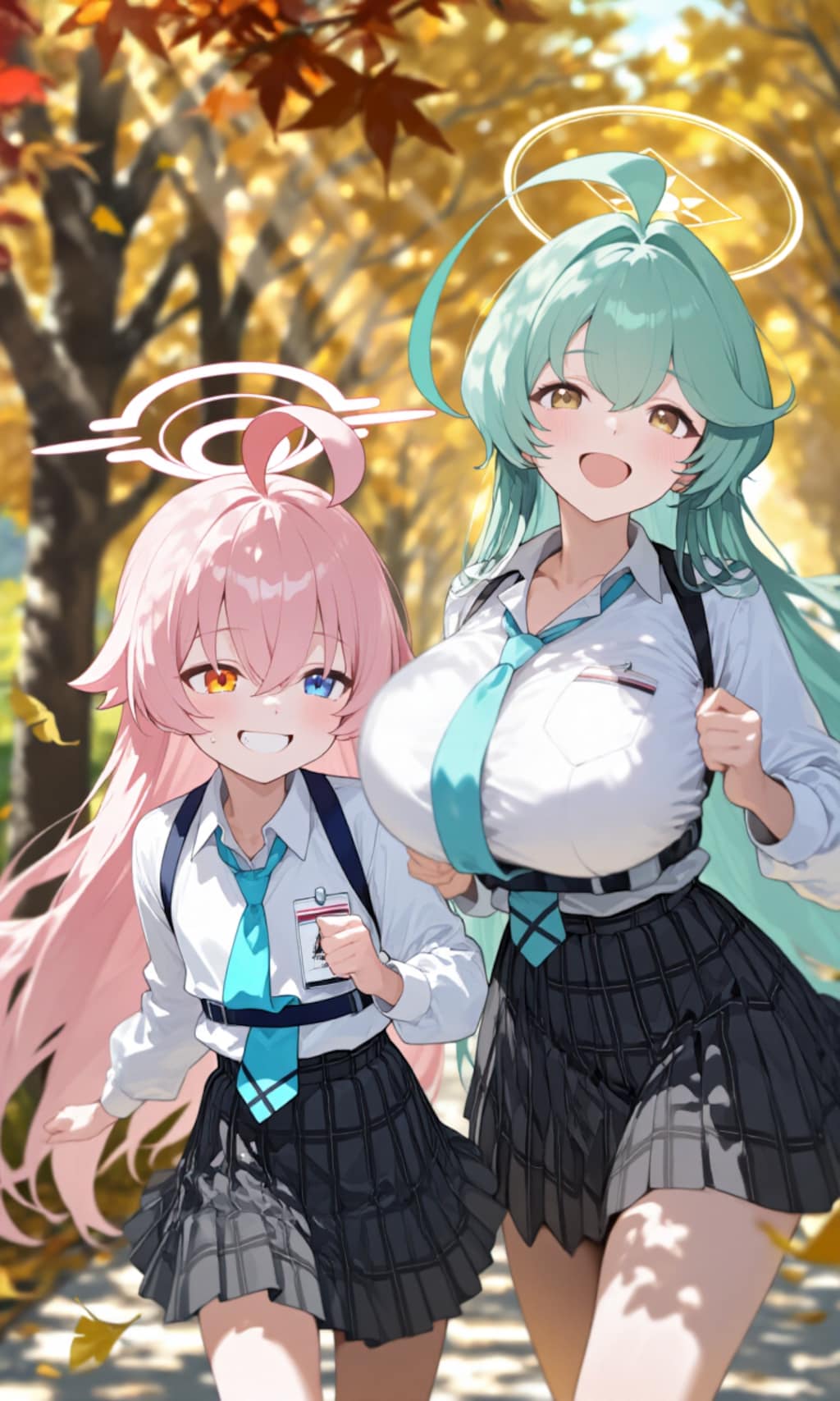 ホシノとユメ　イチョウ並木1