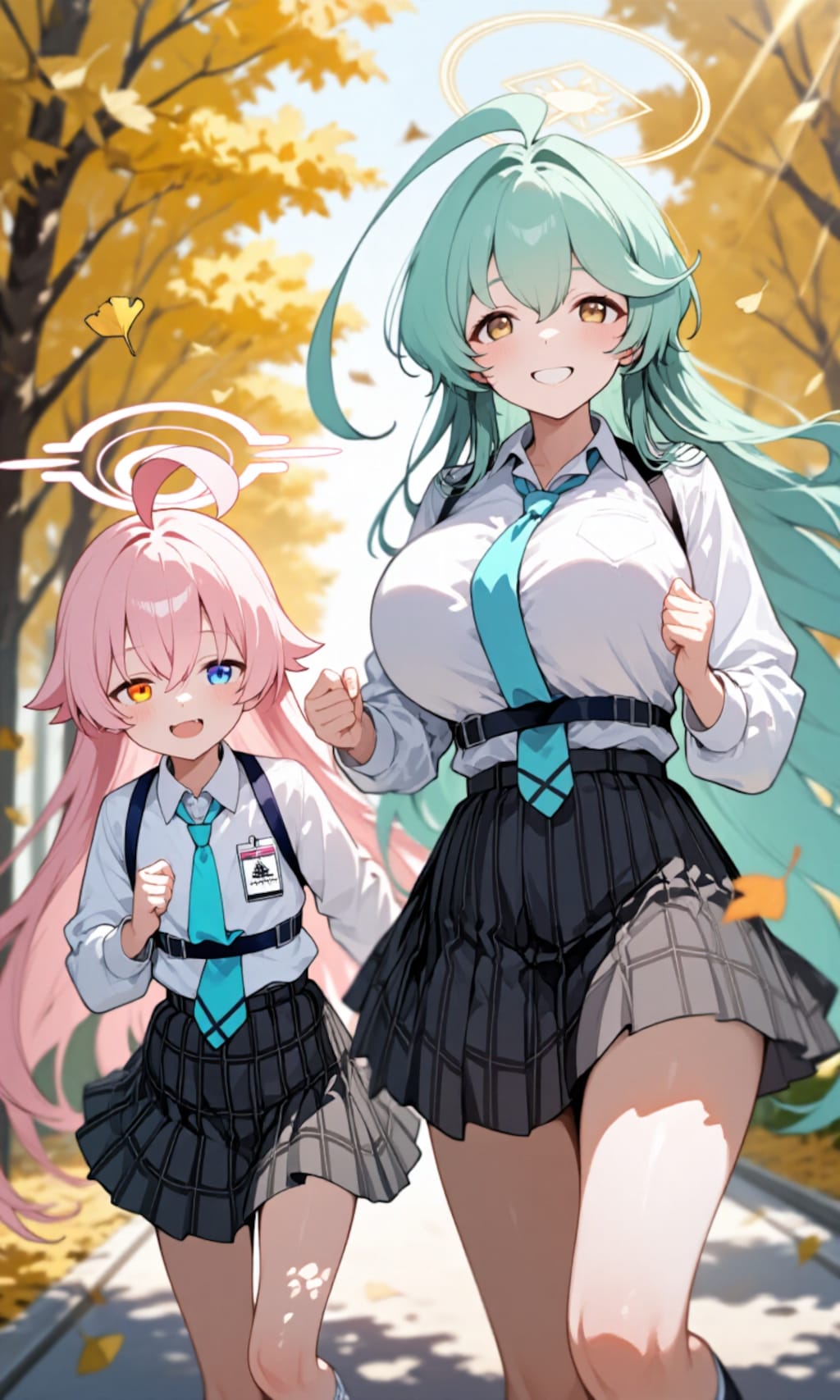 ホシノとユメ　イチョウ並木1