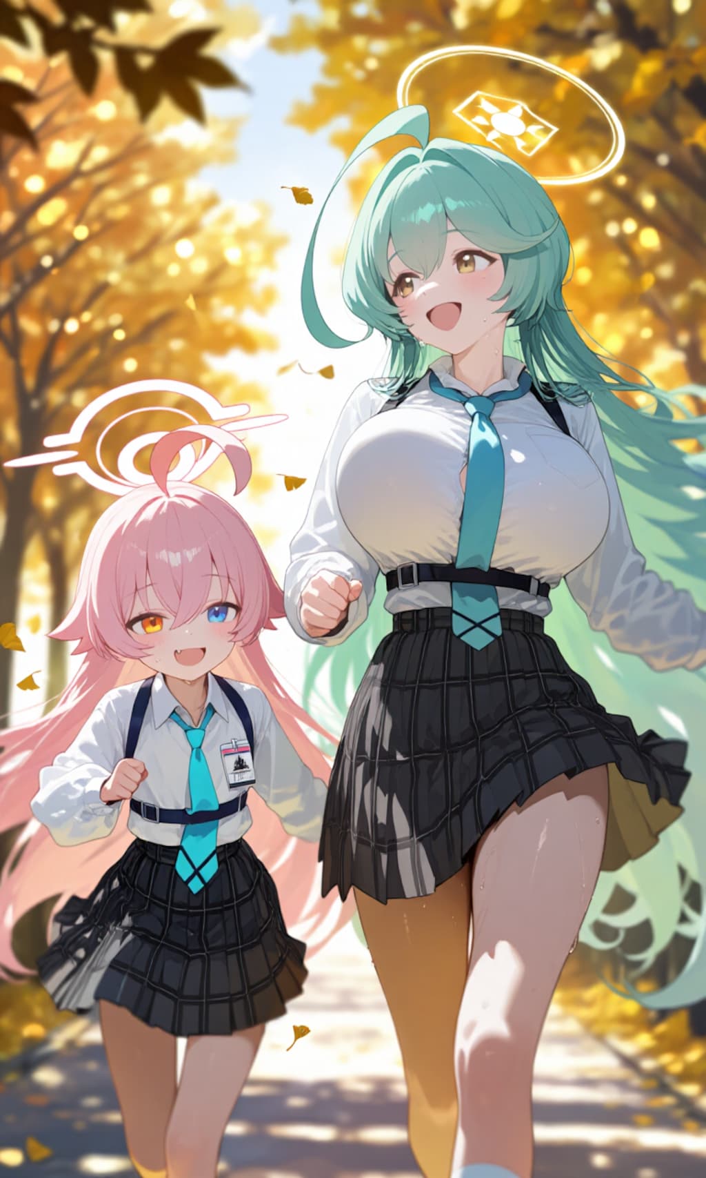 ホシノとユメ　イチョウ並木1