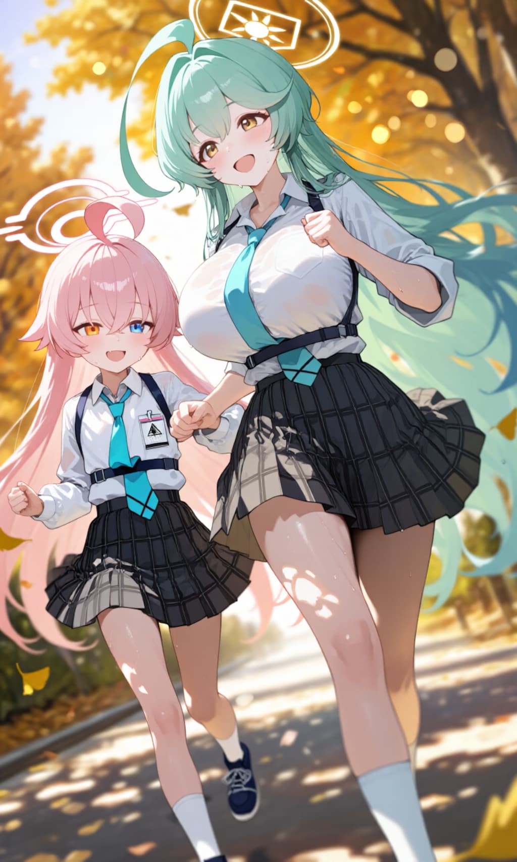 ホシノとユメ　イチョウ並木1