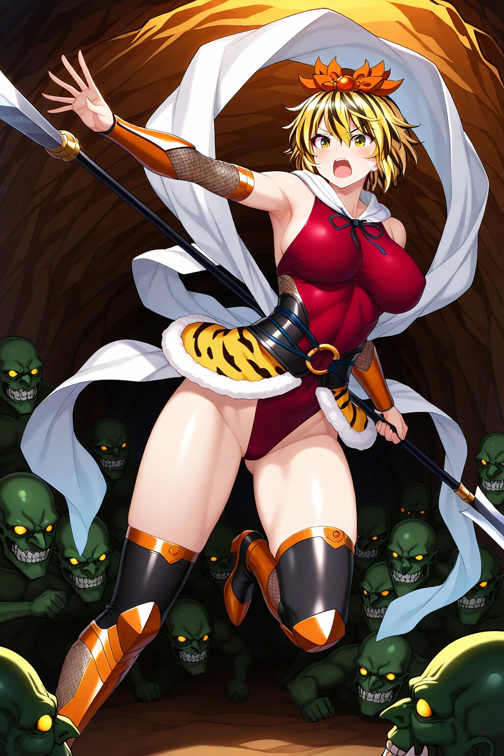 対魔忍寅丸星VSゴブリン3