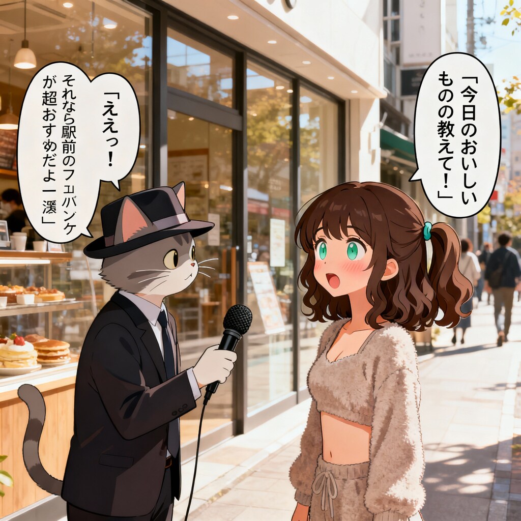 街頭インタビュー