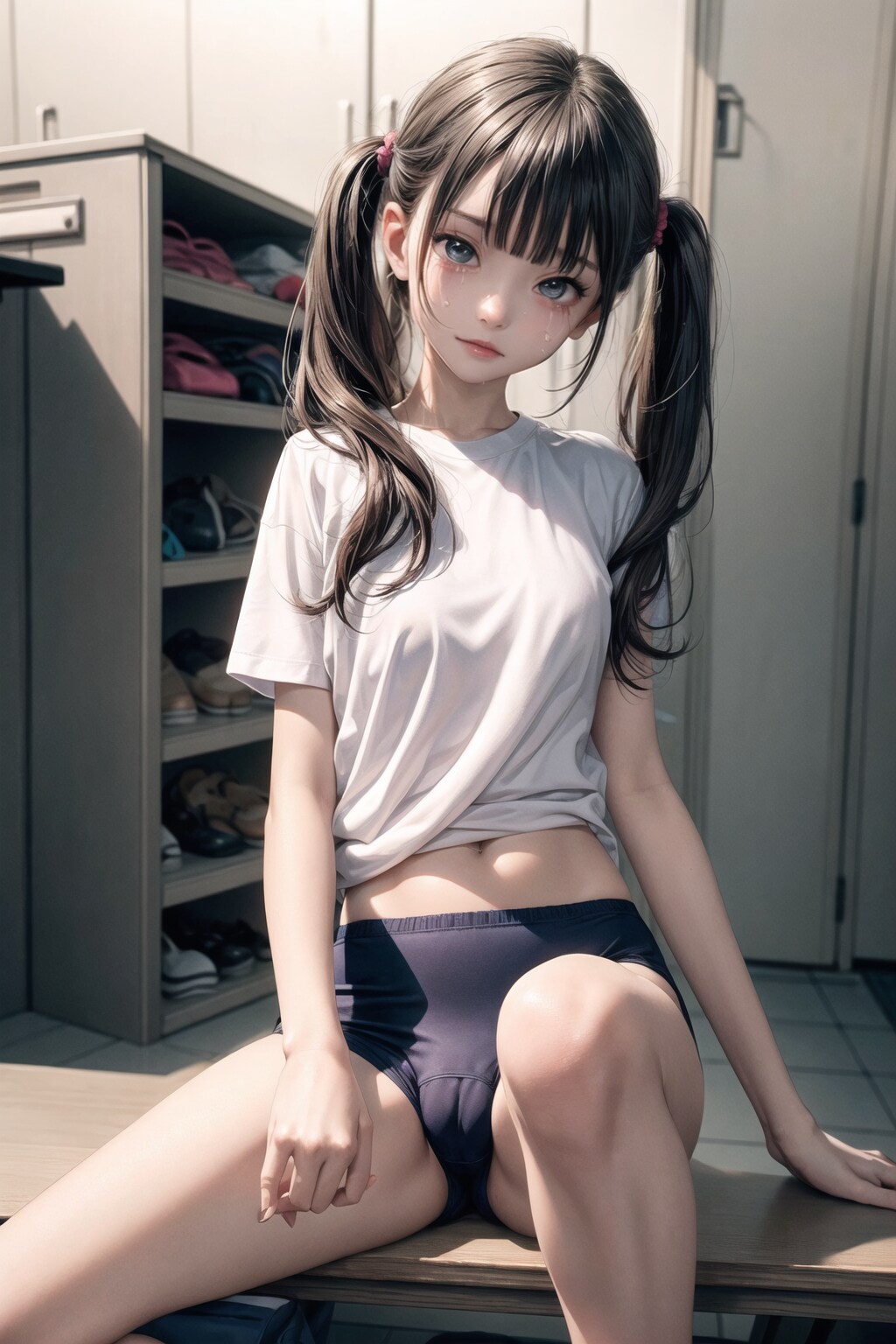 涙のブルマ少女