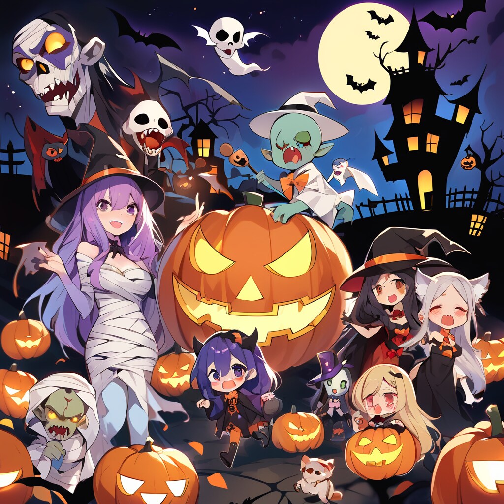 ホラーナイト「アメコミ風」 | の人気AIイラスト・グラビア