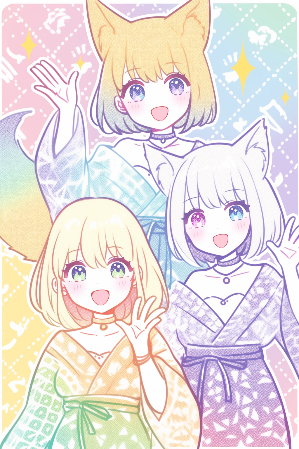 カラフル狐がーる