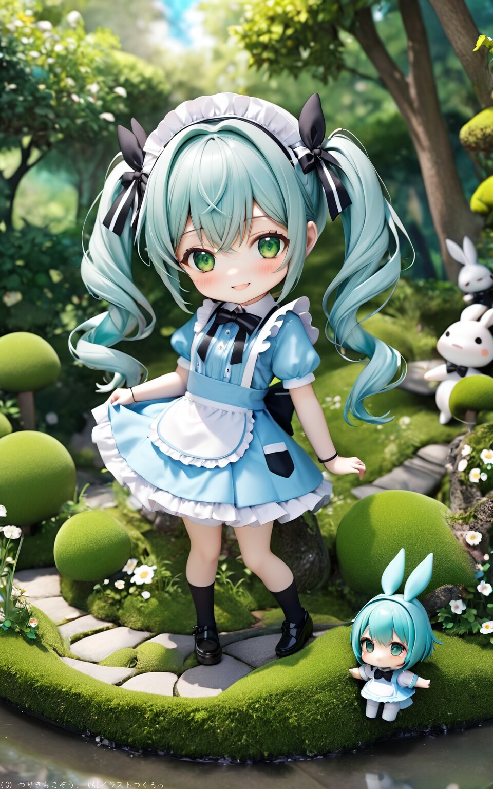 私のお庭、ゆっくりみて行ってくださいね？