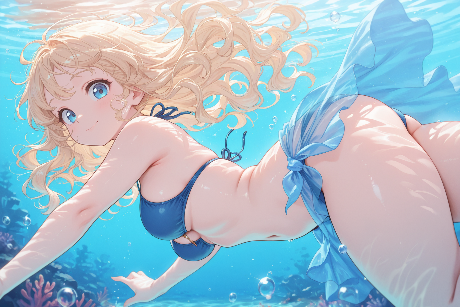 海中遊泳