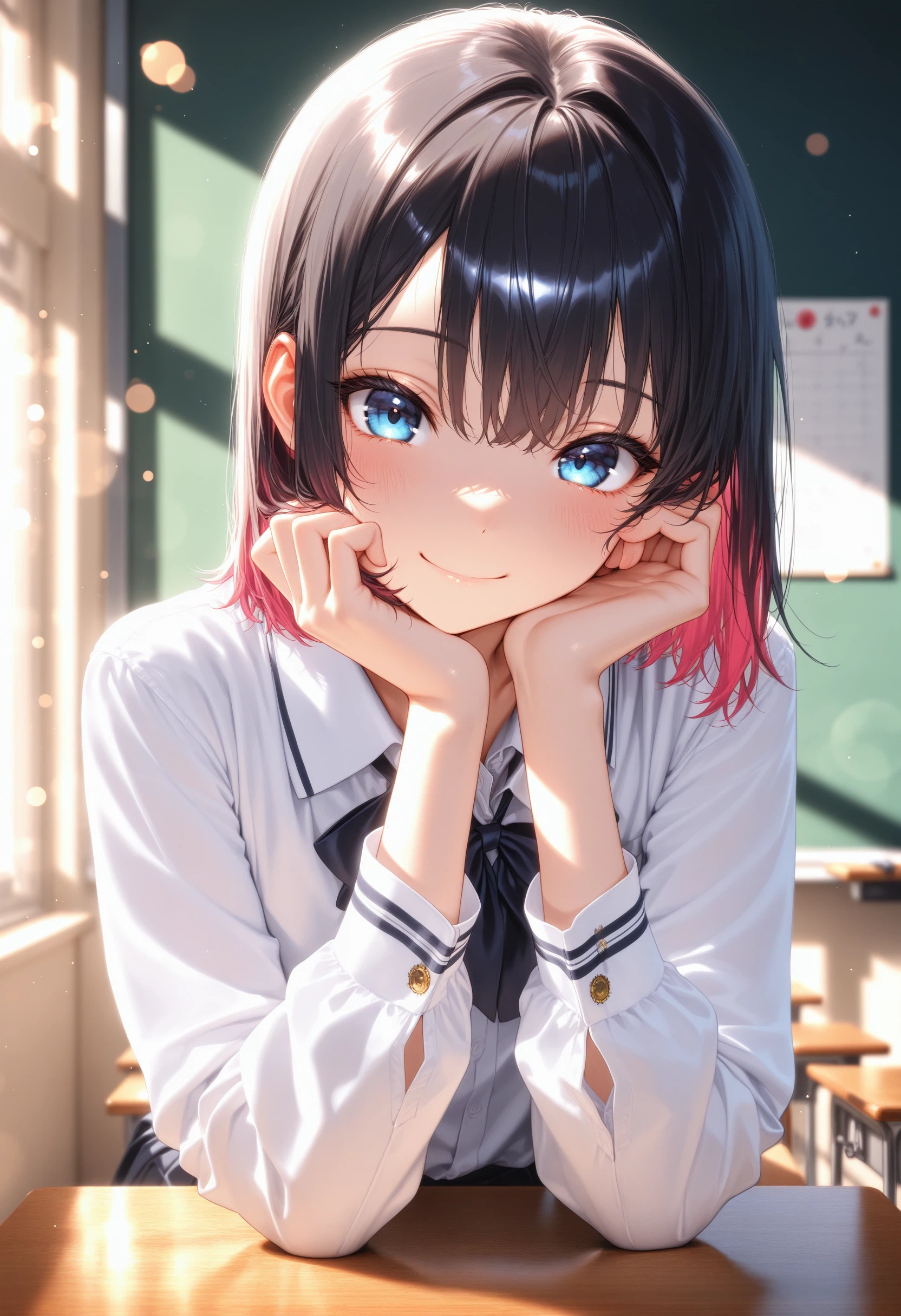 見つめる