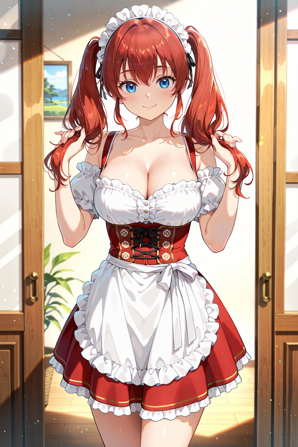 ディアンドル娘な実亜ちゃん Z731