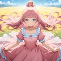 えきどな(ECHIDNA)ちゃんの髪にお団子つけてみた 3枚目