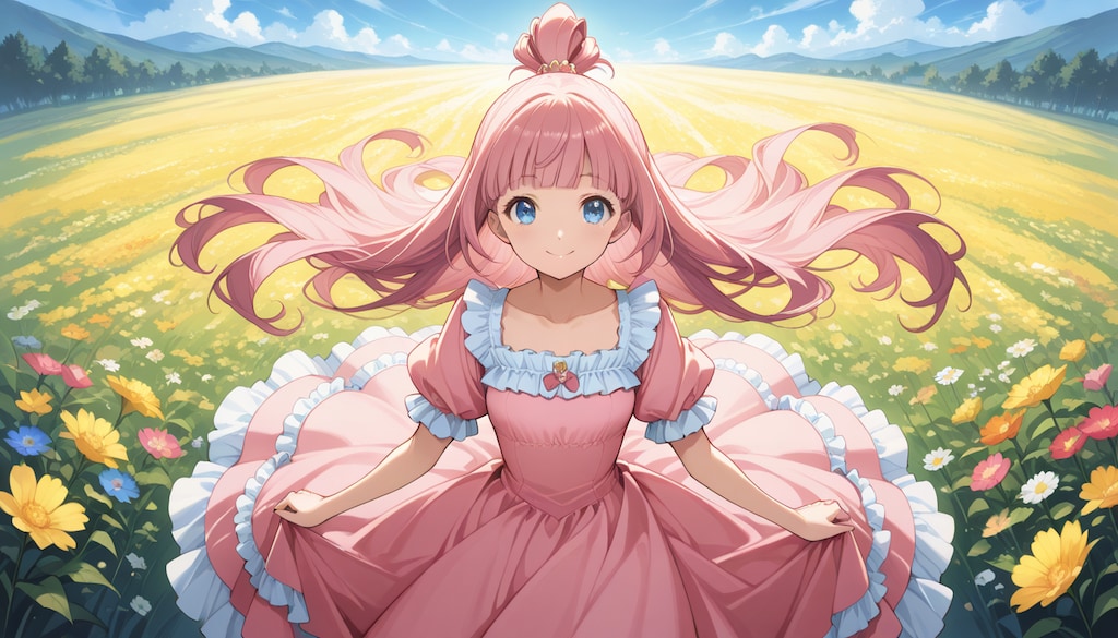 えきどな(ECHIDNA)ちゃんの髪にお団子つけてみた