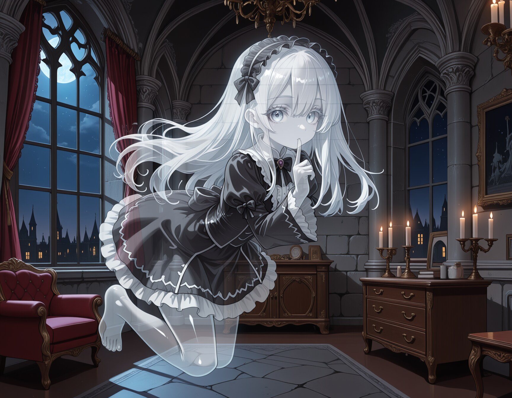 幽霊少女があらわれた！