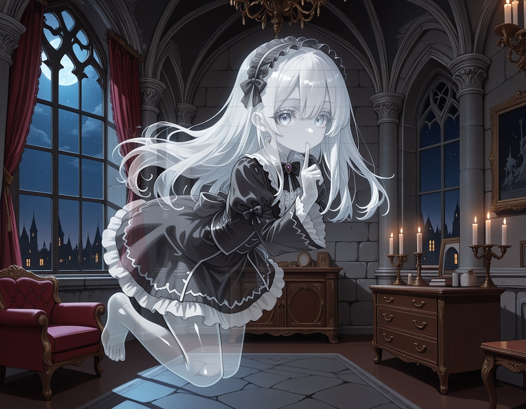 幽霊少女があらわれた！