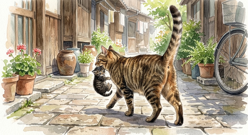 子猫　宅配中。