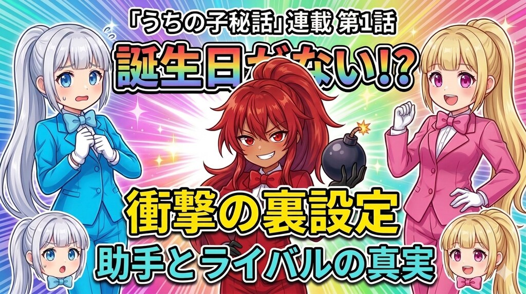 【秘話①】誕生日が無い！？作者の助手とライバルの真実