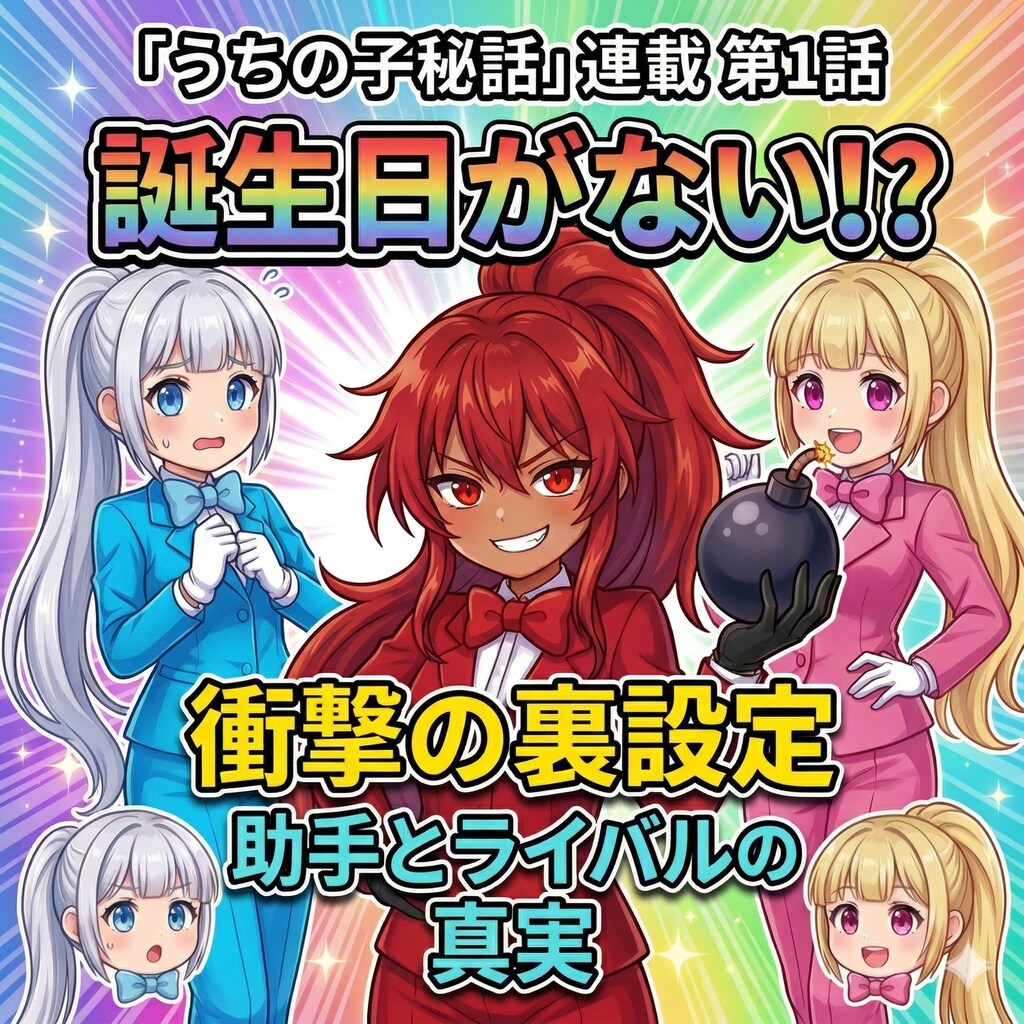 【秘話①】誕生日が無い！？作者の助手とライバルの真実