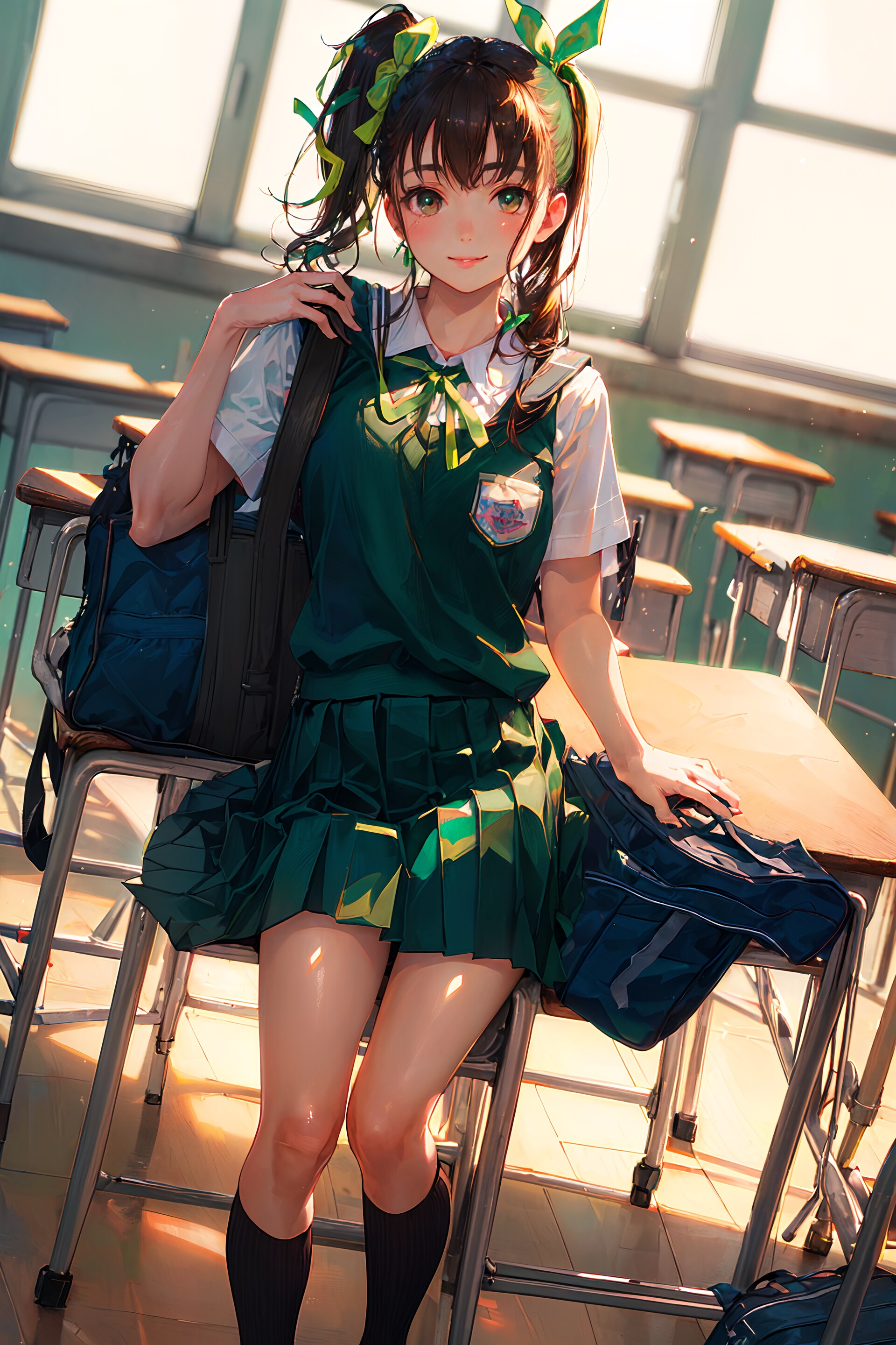 やや大人っぽい顔