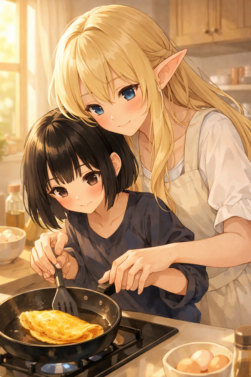あ、これオムライスだった。（オムレツの日） | の人気AIイラスト・グラビア