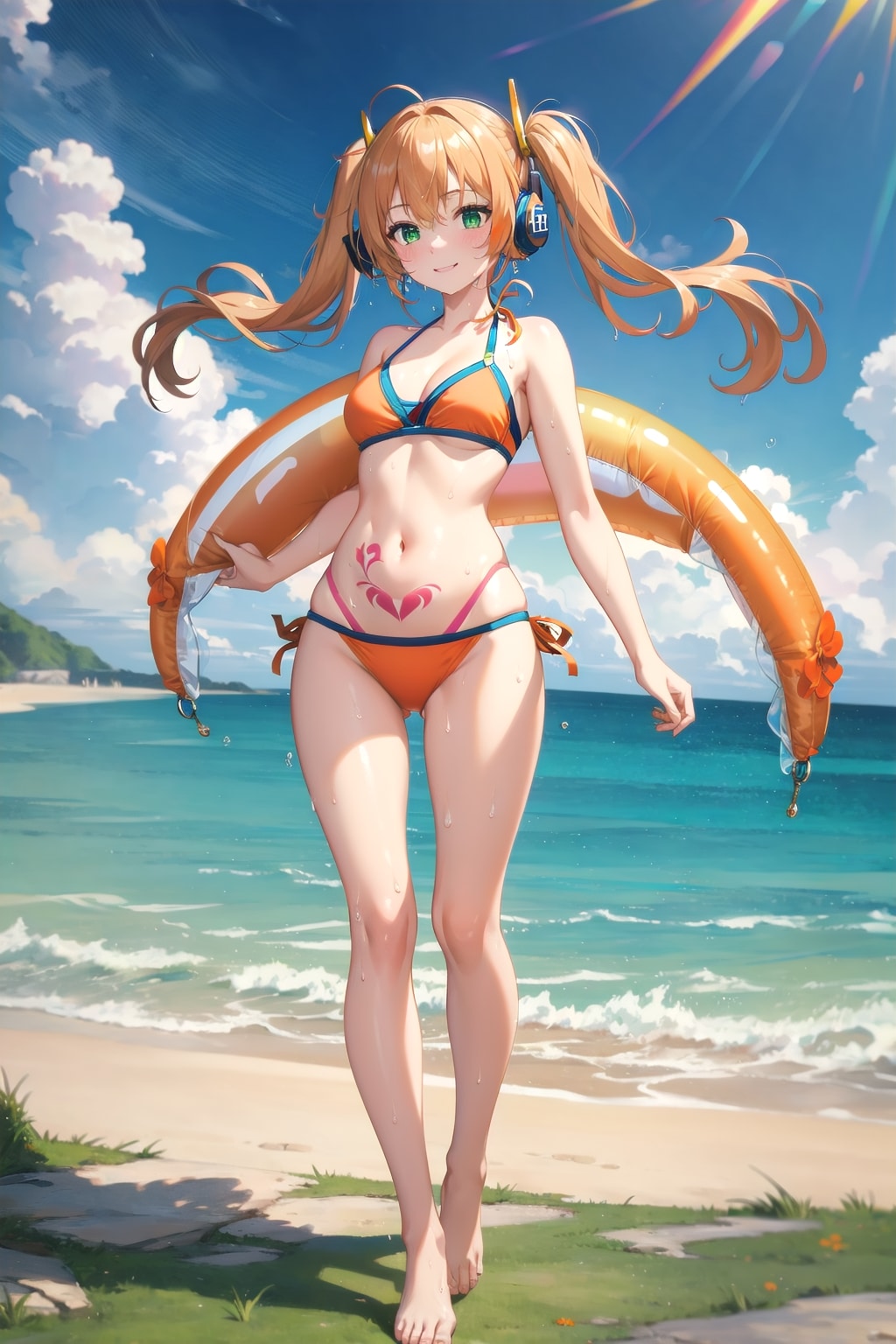 生成機能の子企画作品をQILINちゃんで