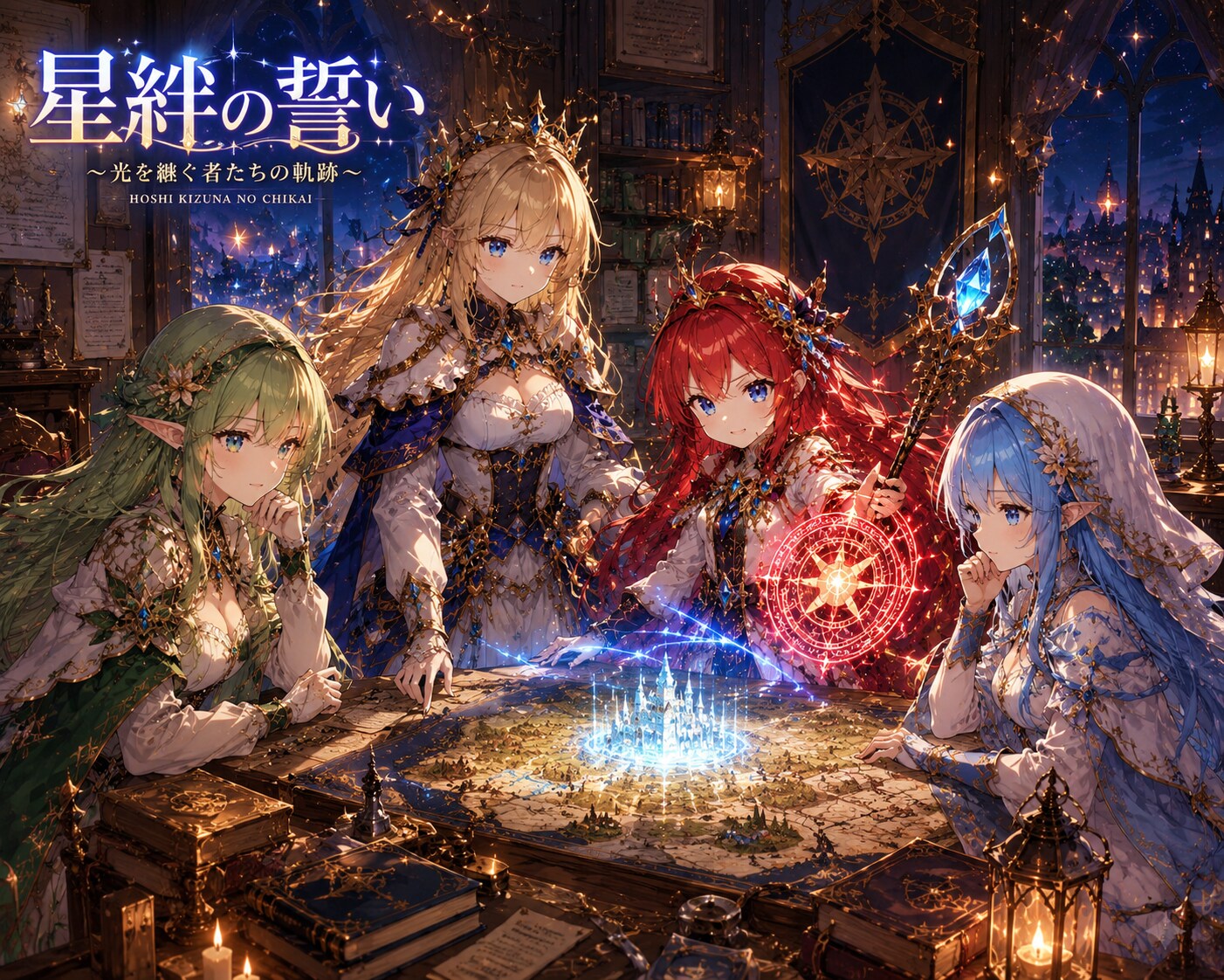 星絆の誓い: 魔法と謎の夜