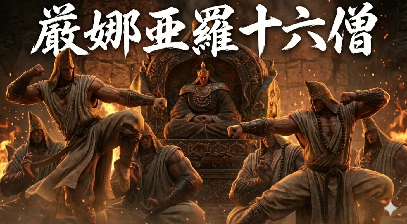 あの厳娜亜羅十六僧がこの眼前に・・・（雷電） | の人気AIイラスト・グラビア