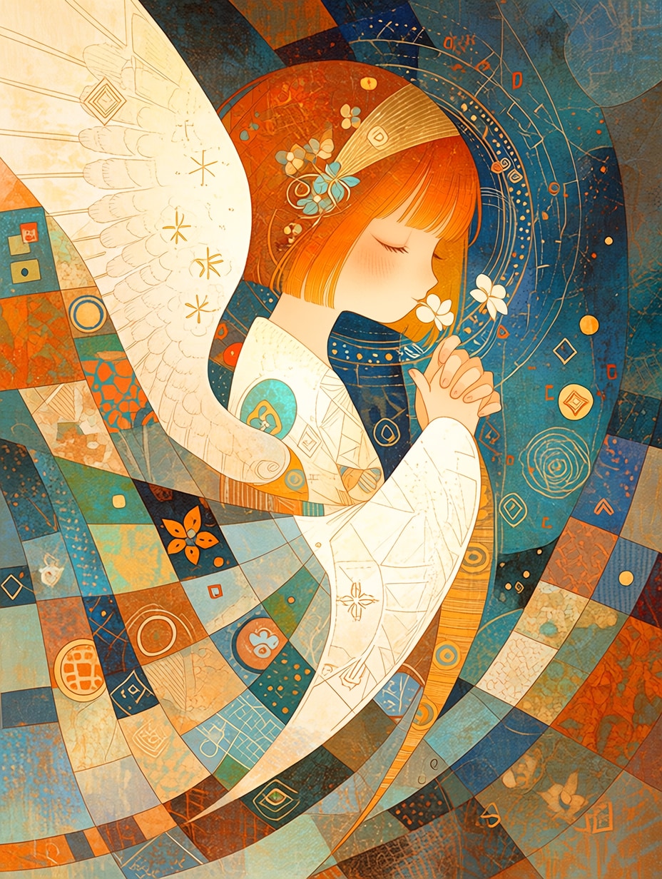 花を愛でる天使 | の人気AIイラスト・グラビア