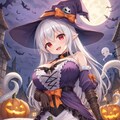 ラミアさんのハロウィン 4枚目
