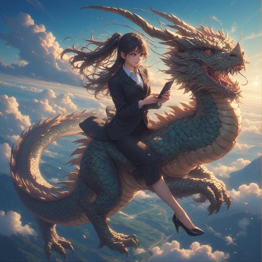 移動はドラゴンで