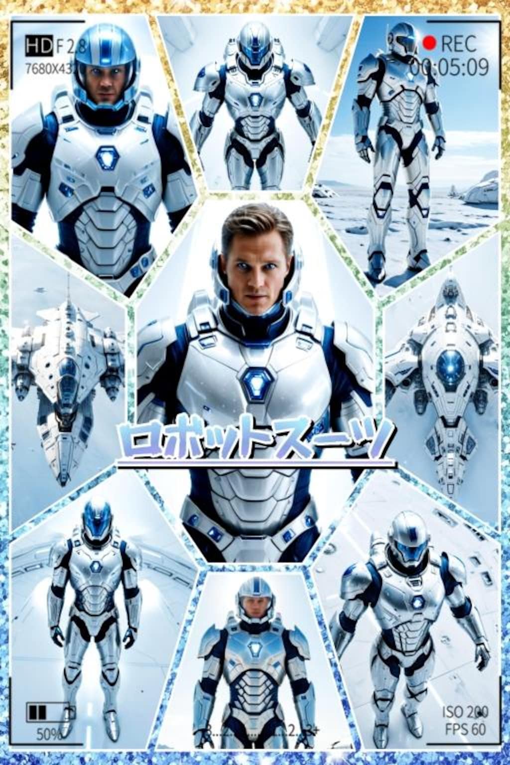 ロボットスーツ　コラージュ